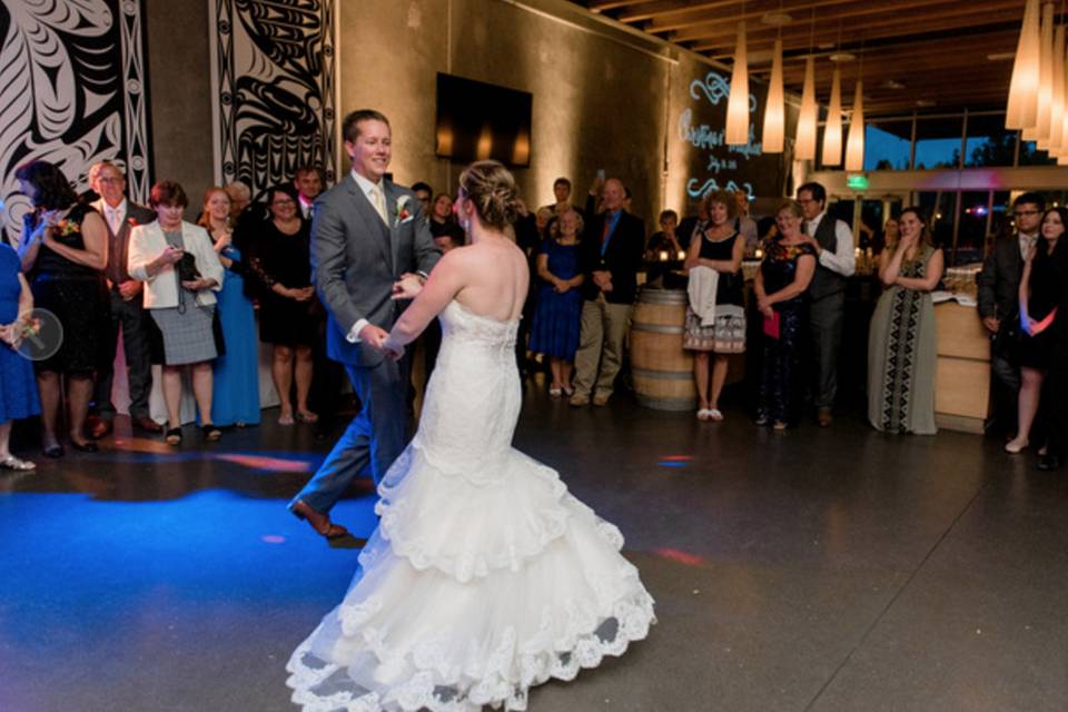 K and K's wedding, Fireseed Gardens, August 2016. Photo by Clare Ganey Photography