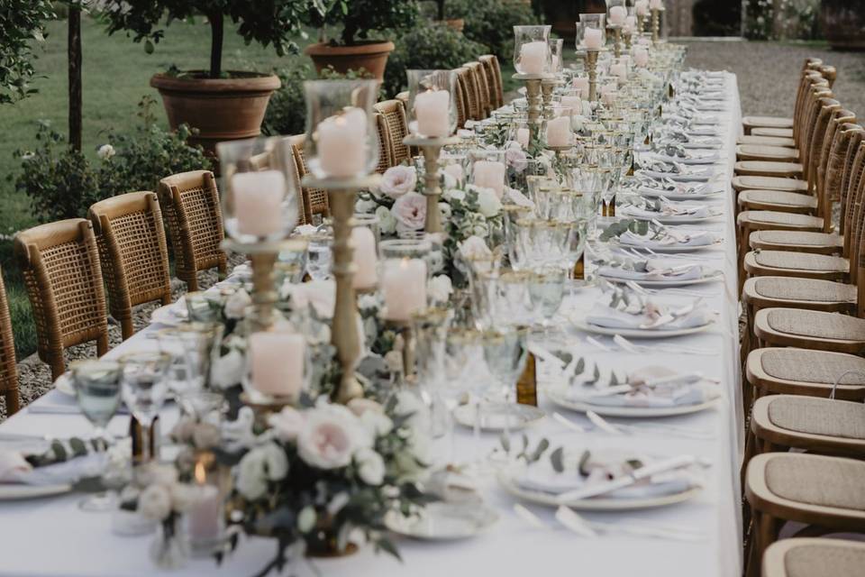 Tuscan villa wedding