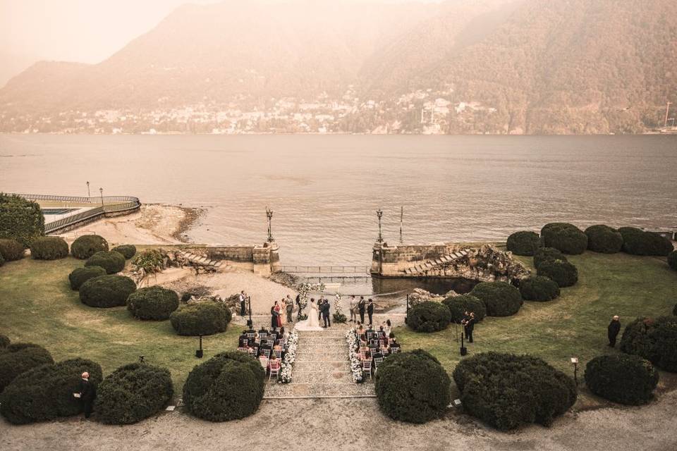 Lake Como ceremony