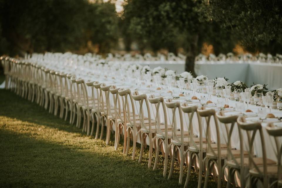 Puglia wedding reception