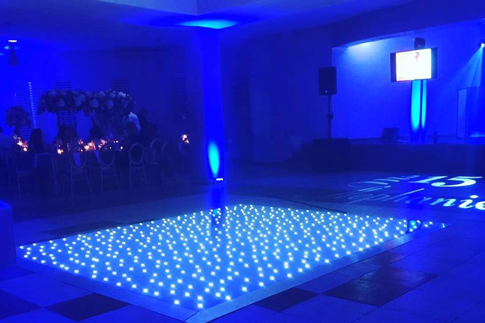 Led dance floor, up to 20 x 20