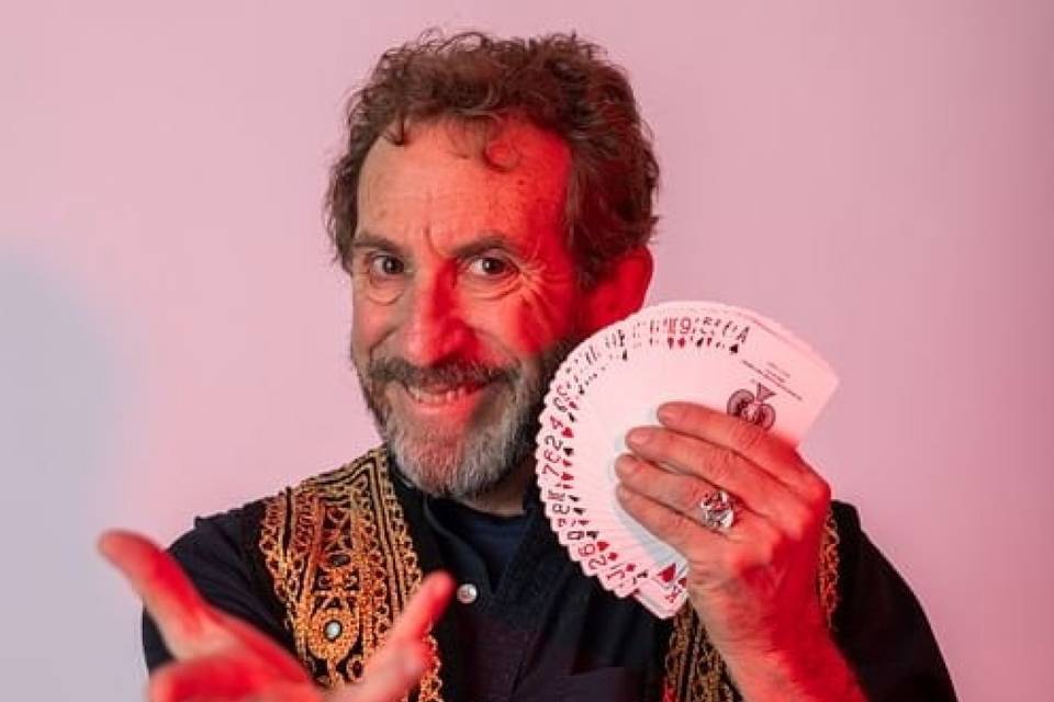 Look at that perfect card fan