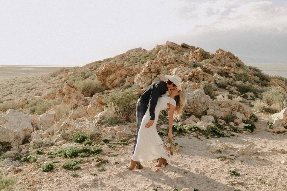 Antelope Island Elopement