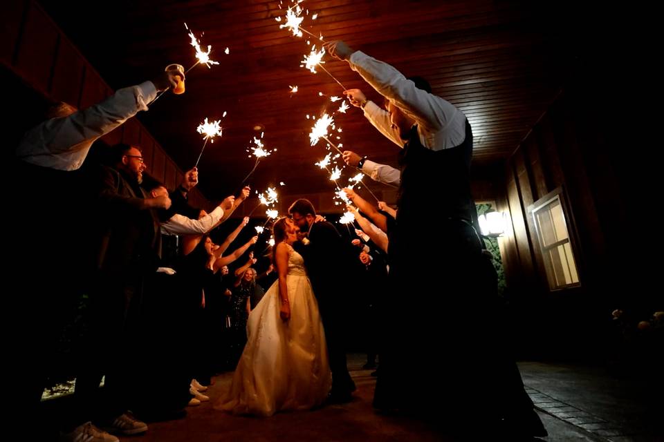 Wedding After Party Sparklers