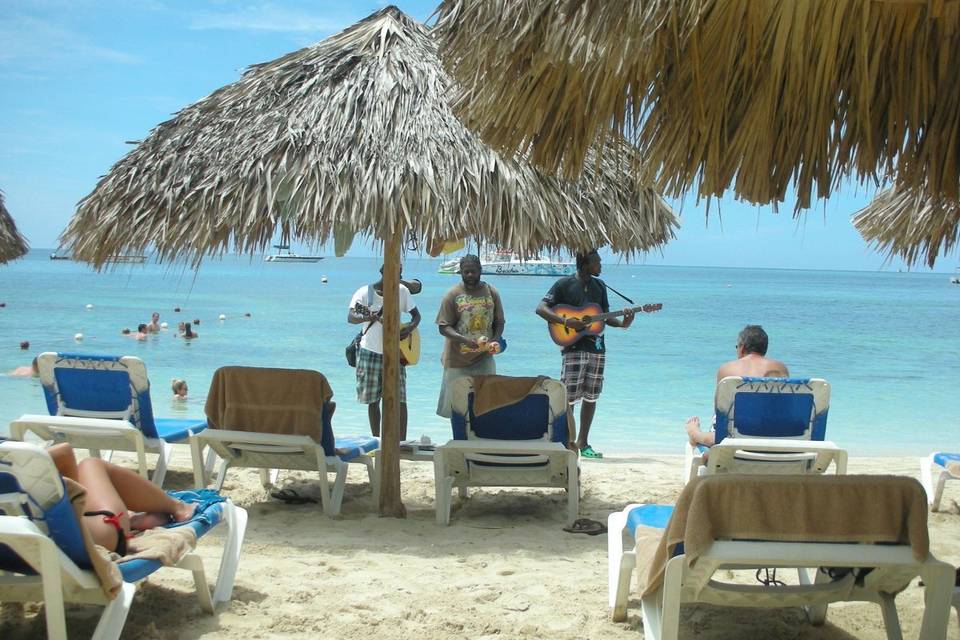 Music on the beach