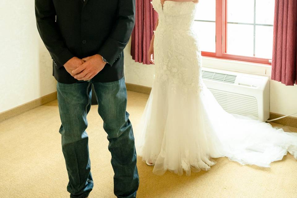 Dad's first look