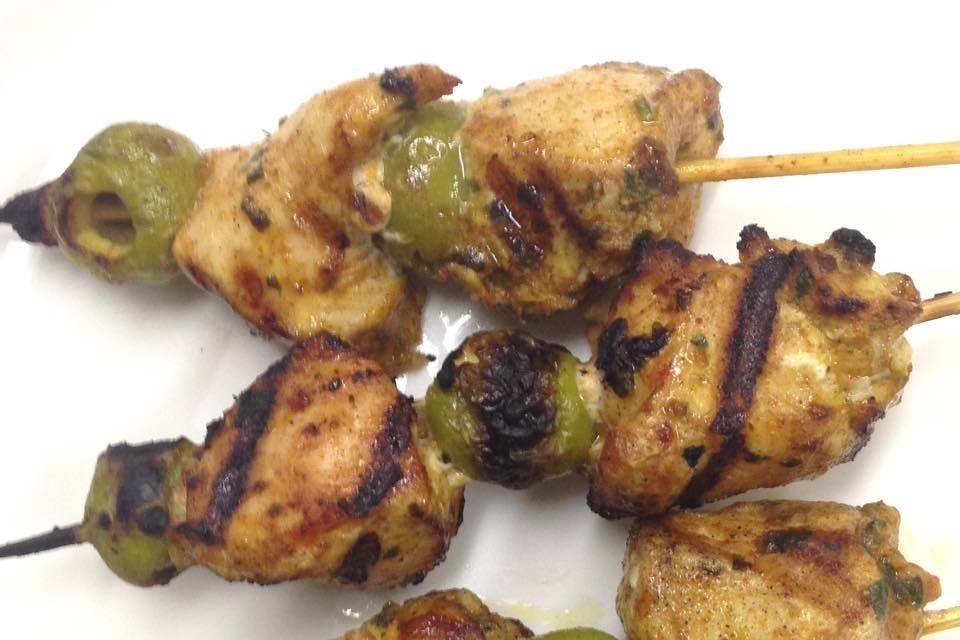 Morrican Chicken Kabobs