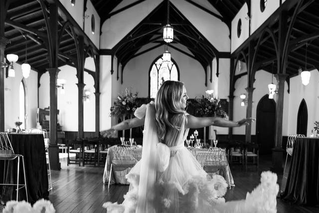 Bride inside a Chapel