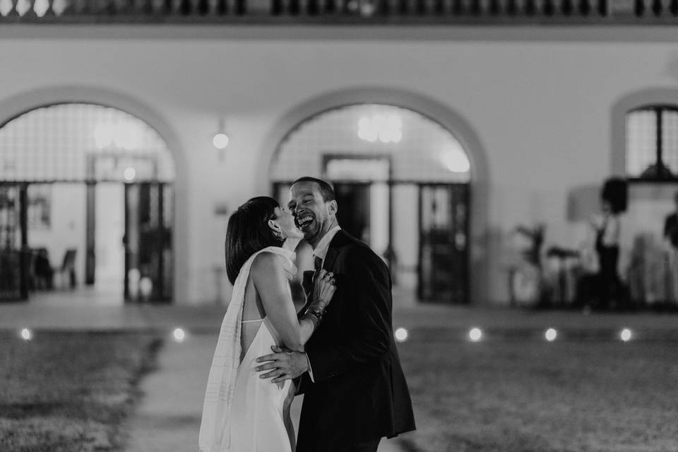Newlywed portrait