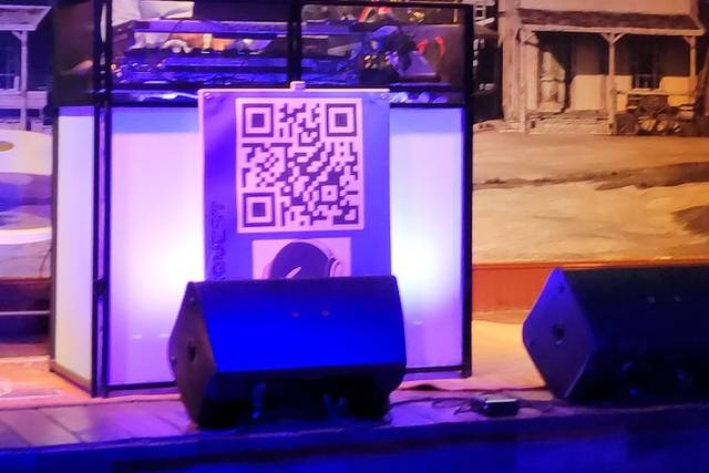 DJ on stage