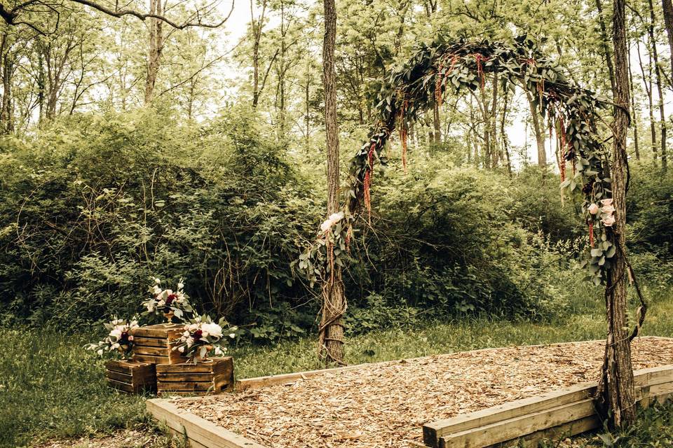 Natural Arch at Walnut Glen