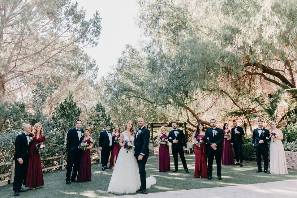 Garden -bridal party