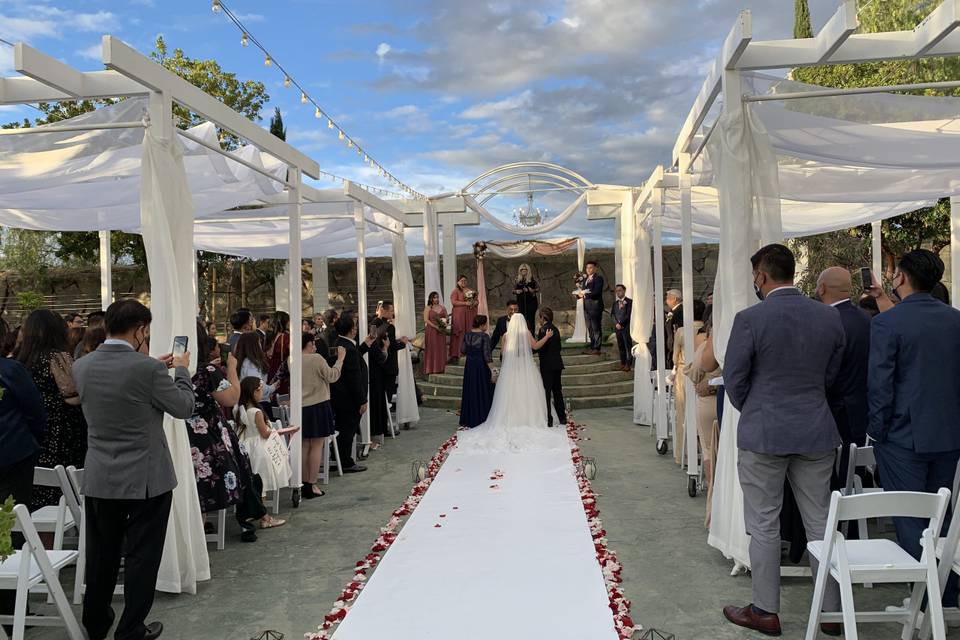 Waterwall ceremony