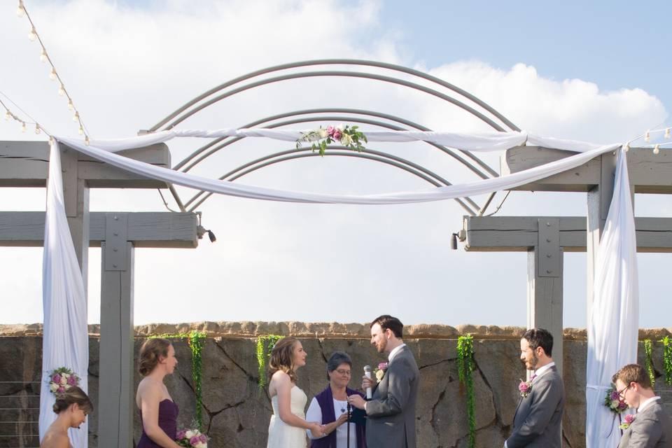 Water wall ceremony
