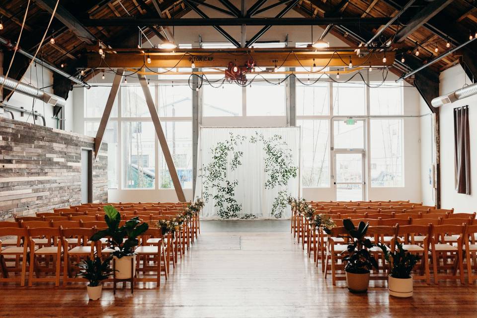 Clean Modern Wedding Ceremony