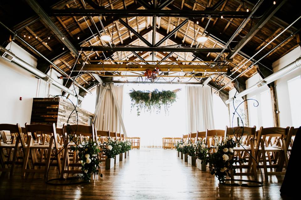 Wedding ceremony in the round