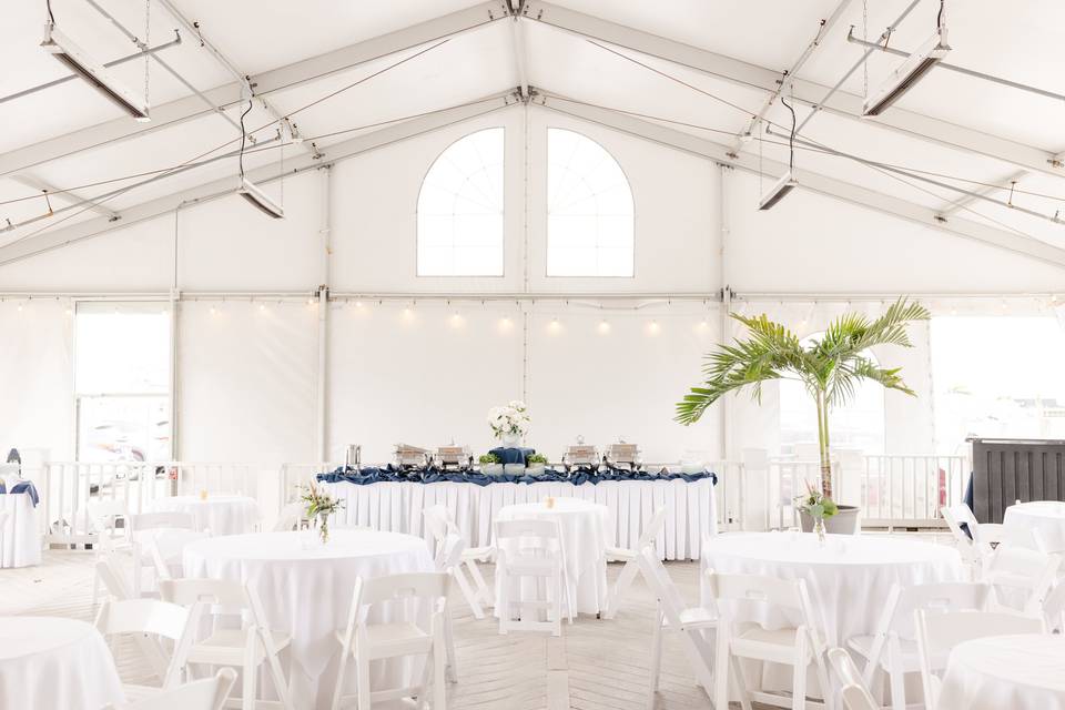Tent on the Great South Bay