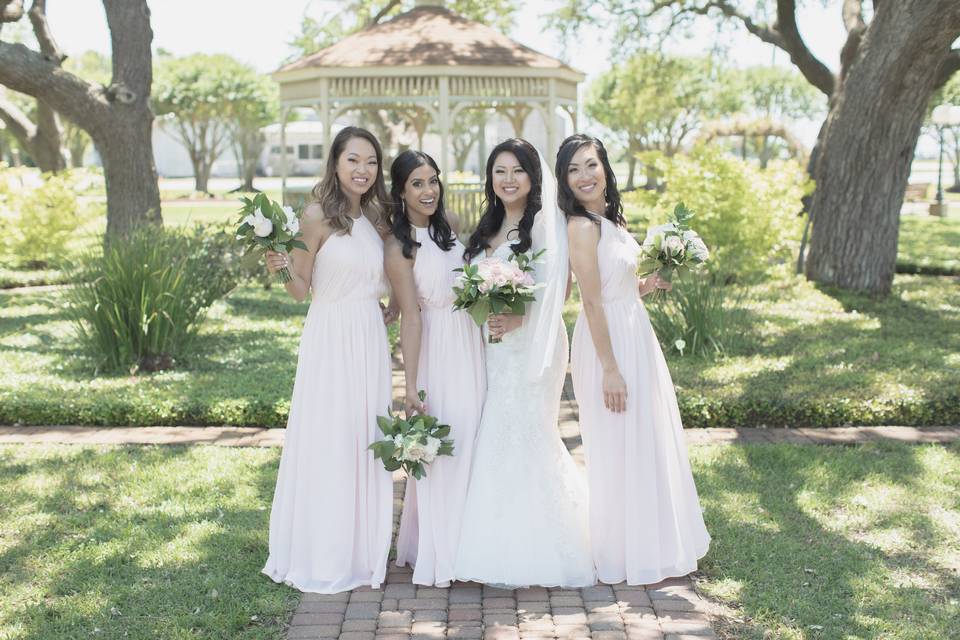 Lovely bridal party