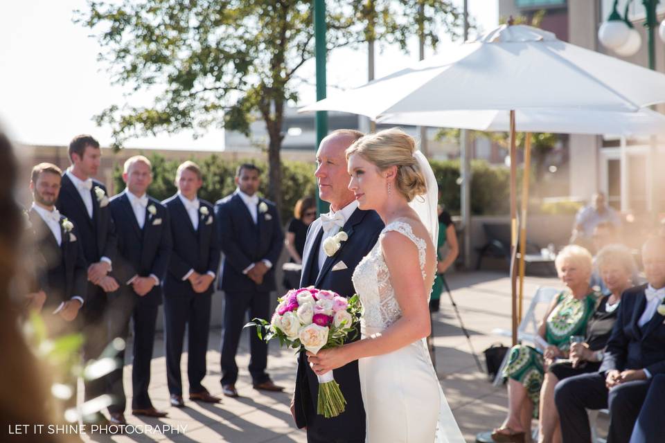 Outdoor ceremony