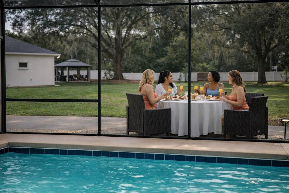 Poolside Brunch