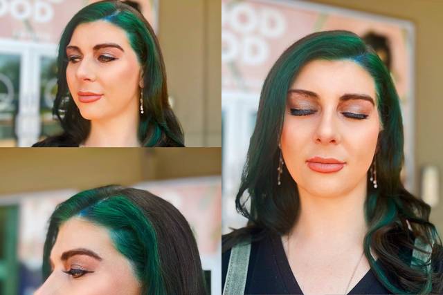 Light, smoky bridal