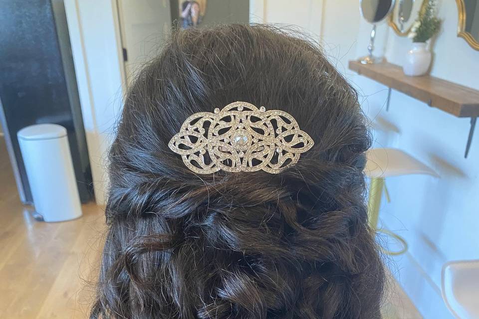 Bridal hair