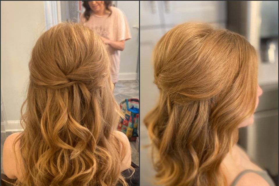 Bridesmaid hair