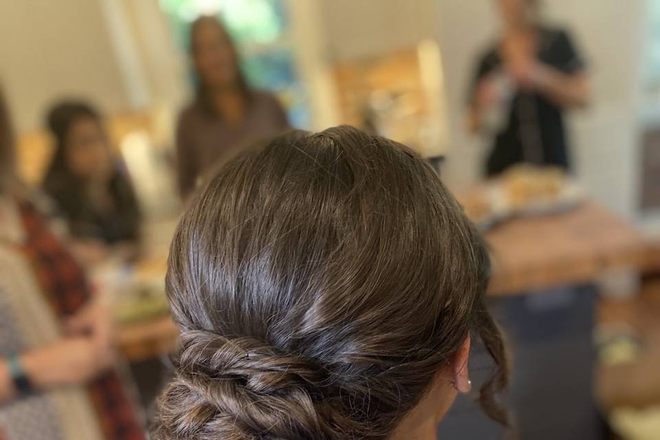 Bridesmaid hair