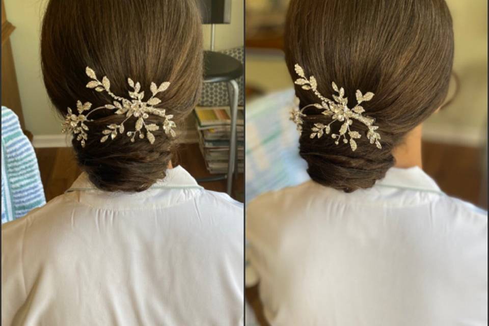 Bridal hair