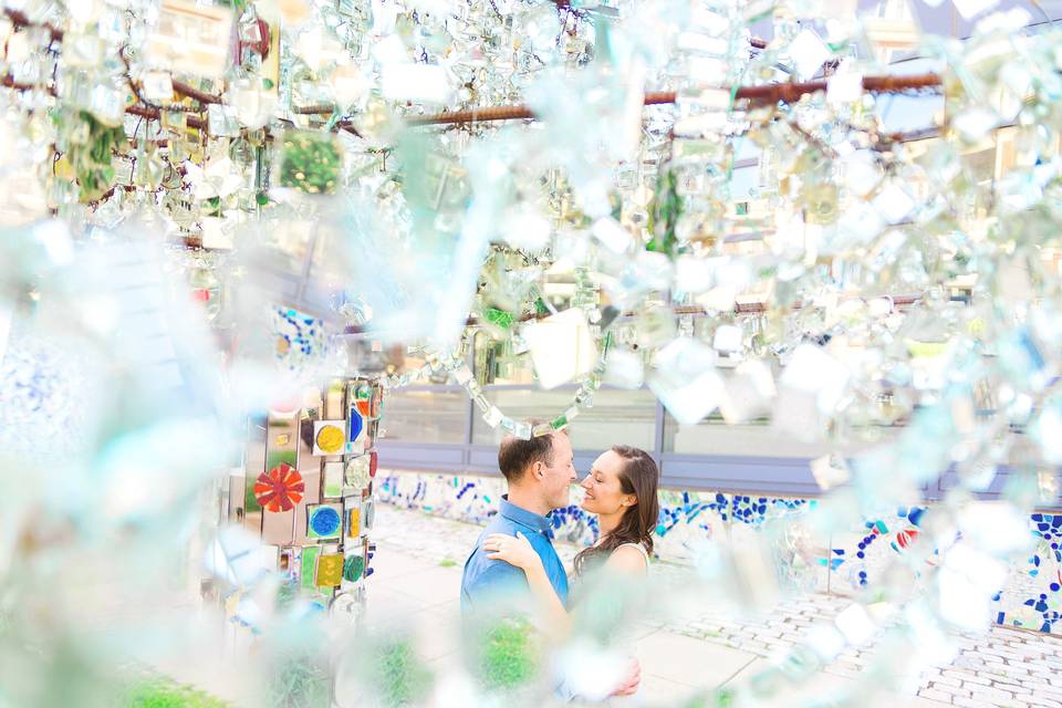 Baltimore Visionary Art Museum engagement session