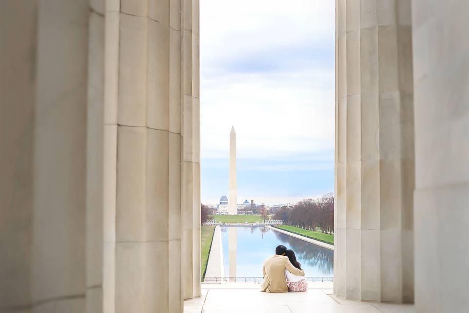 National Portrait Gallery engagement session