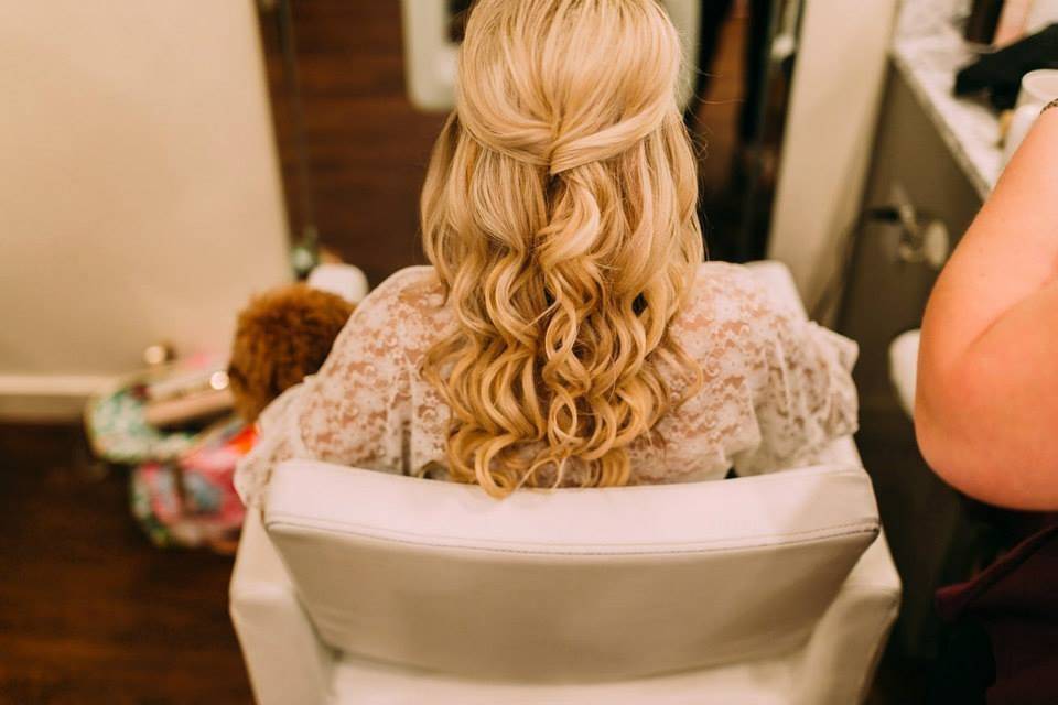 Bridal hair