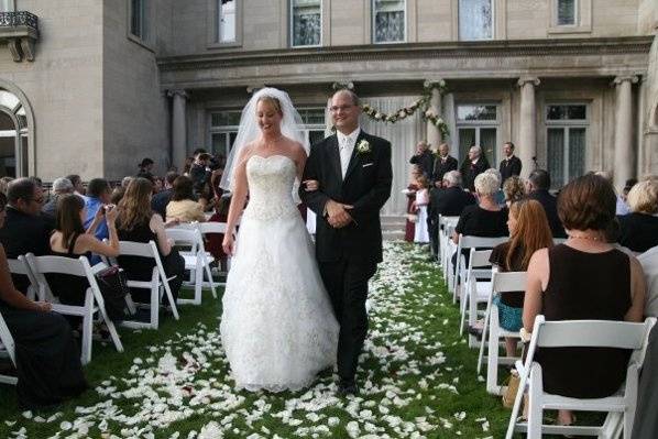 Walking down the aisle