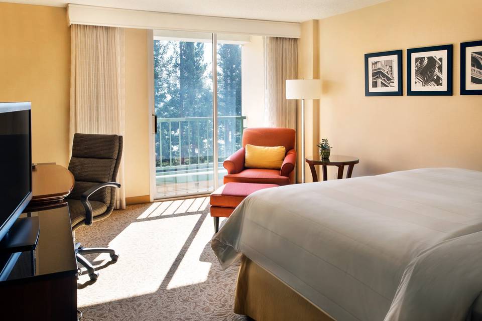Your guests will enjoy lovely accommodations, many with views of surrounding redwoods.