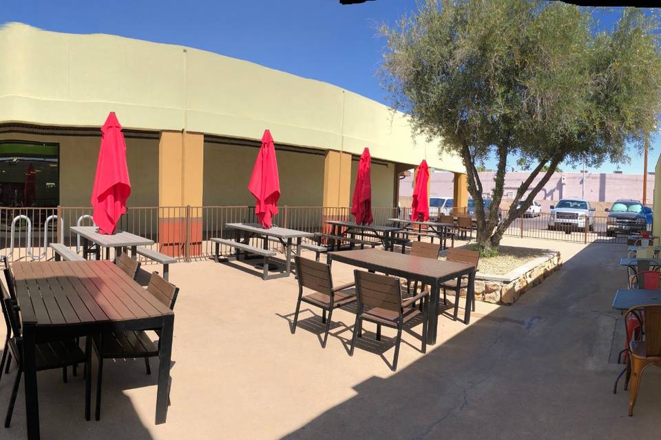 Restaurant patio