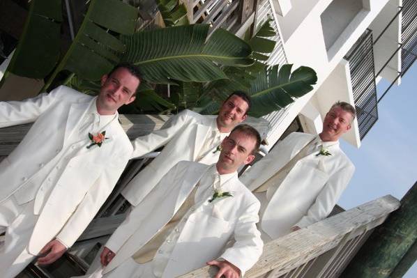 Groom and groomsmen