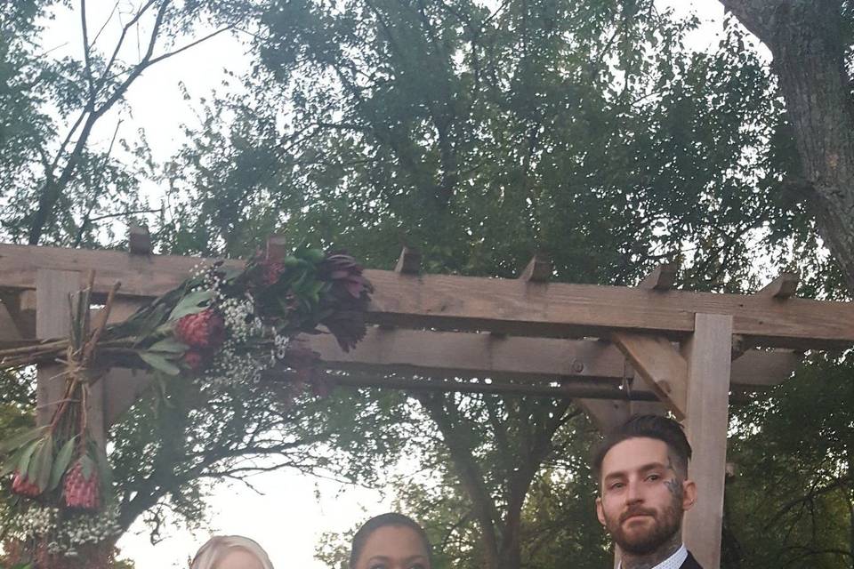 Outdoor wedding