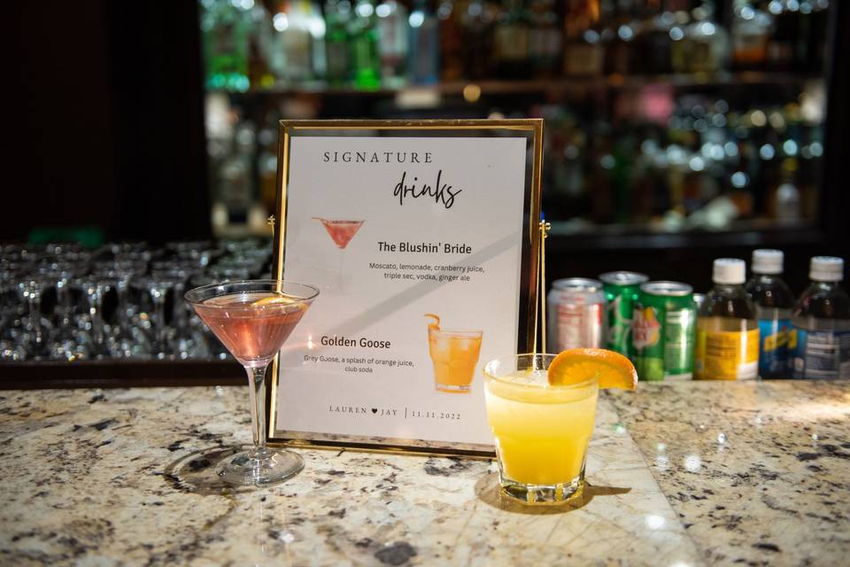 Signature cocktail