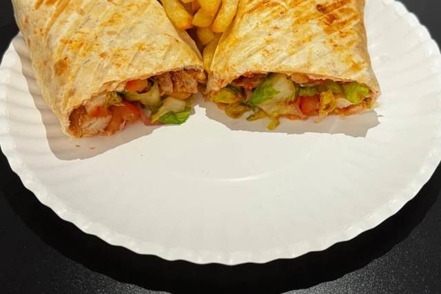 Turkish Chicken Shawarma Wrap
