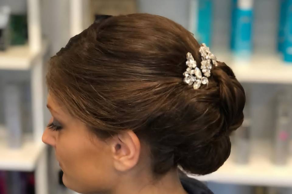 Bridal up do