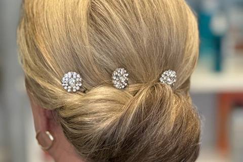 Gorgeous bridal bun