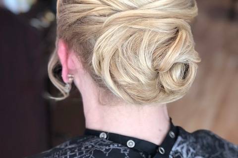 Updo with a twist