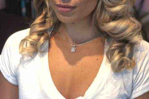 Beautiful hair and makeup