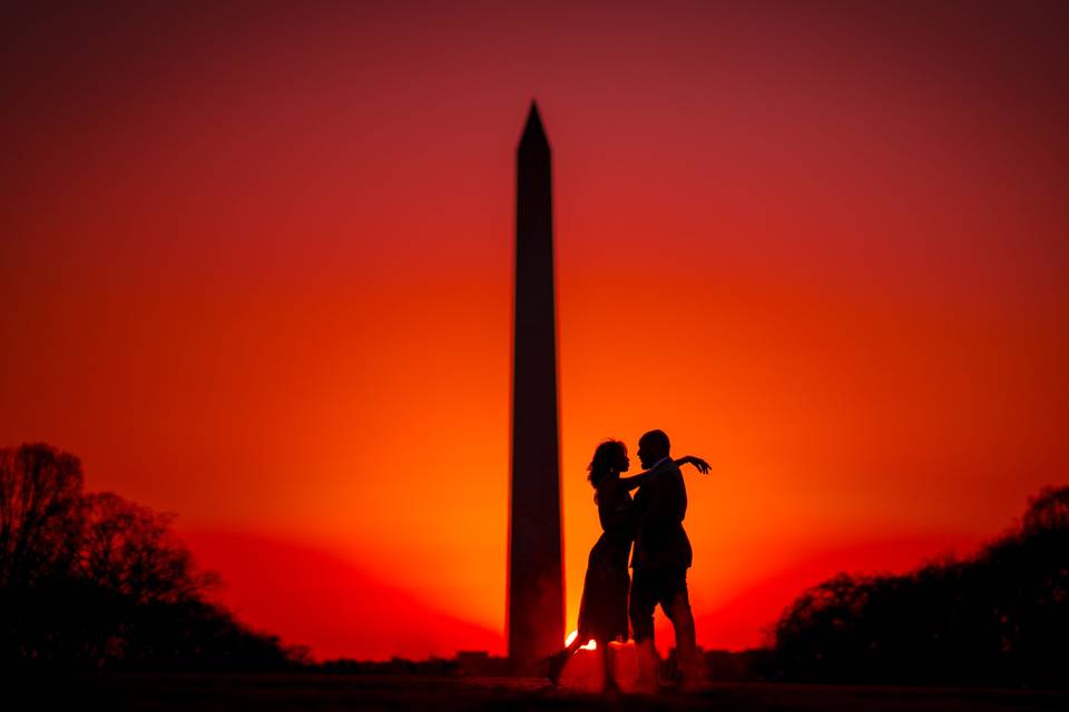 Sunset on the Mall