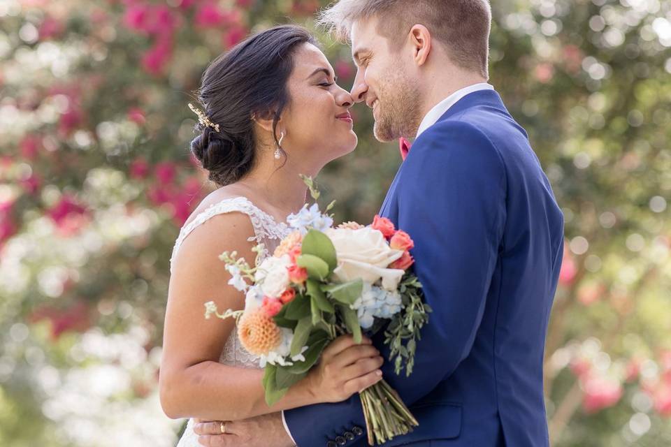 Elevated wedding centerpiece