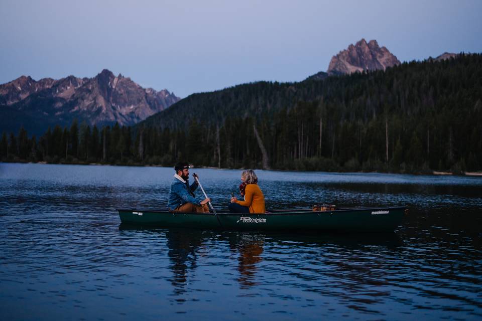 Redfish Lake Engagement