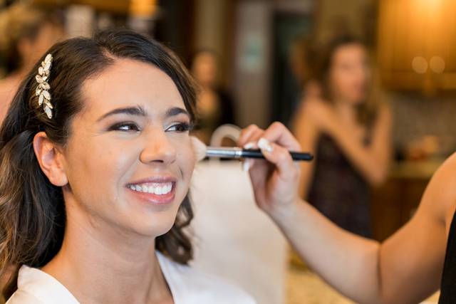 Expert makeup application