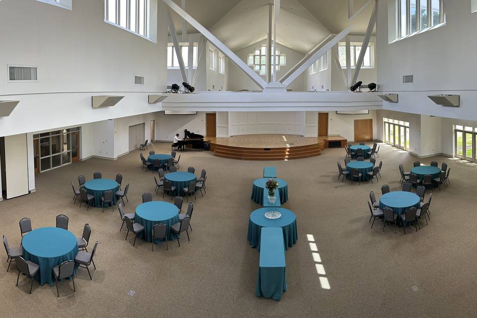Interior of empty Event Center
