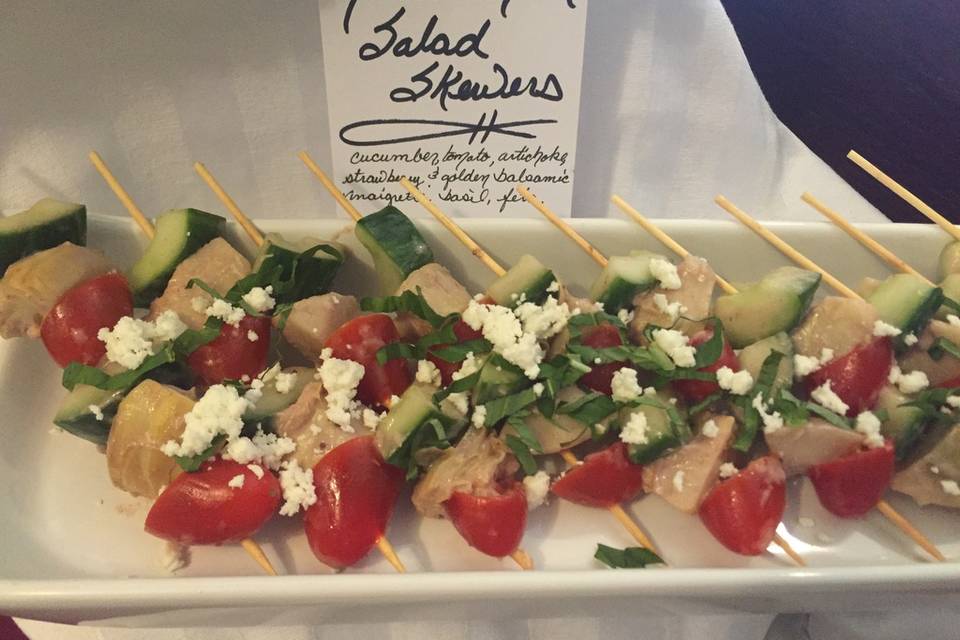 Mediterranean Salad Skewers