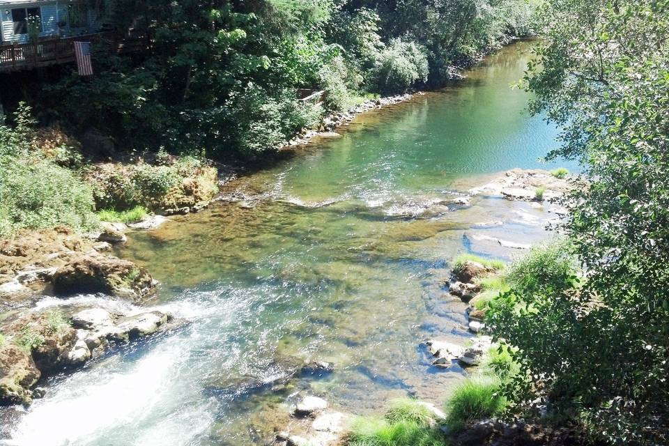 Clear river